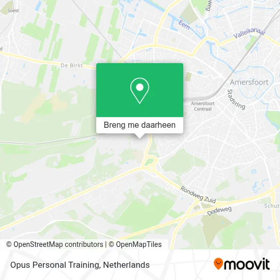 Opus Personal Training kaart