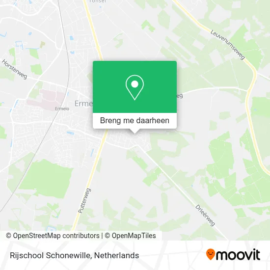 Rijschool Schonewille kaart