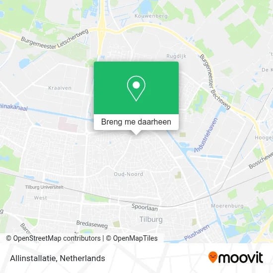 Allinstallatie kaart