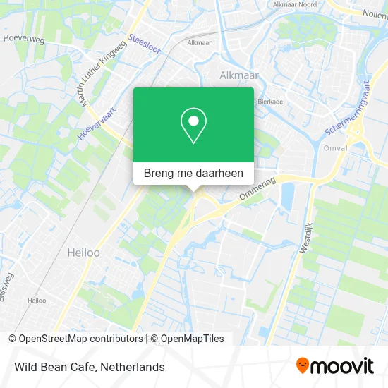 Wild Bean Cafe kaart