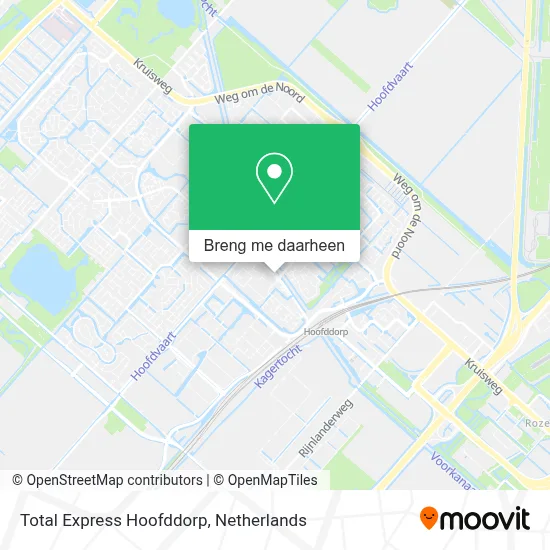 Total Express Hoofddorp kaart