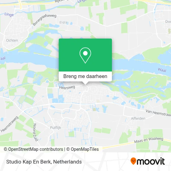 Studio Kap En Berk kaart
