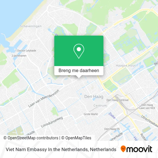 Viet Nam Embassy In the Netherlands kaart