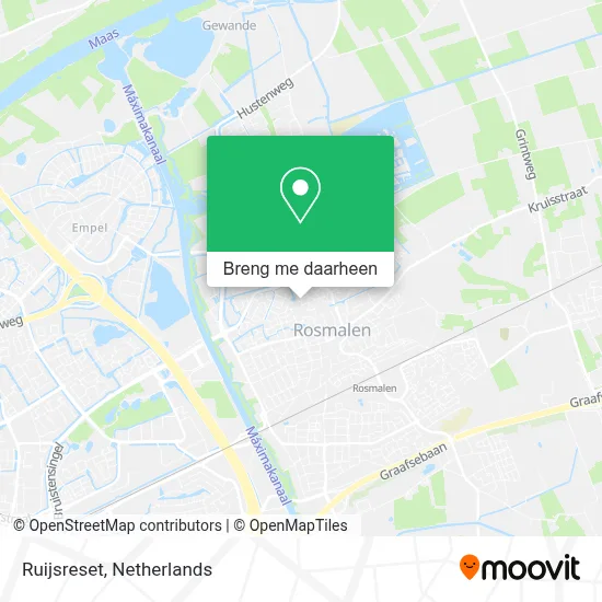 Ruijsreset kaart