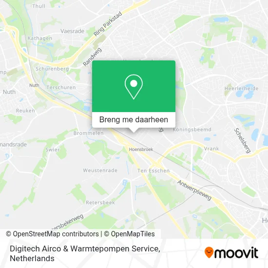 Digitech Airco & Warmtepompen Service kaart