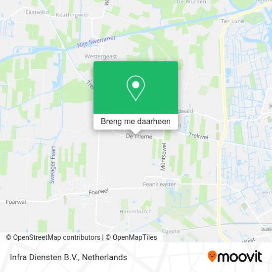Infra Diensten B.V. kaart