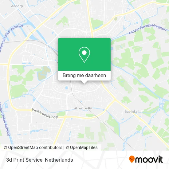 3d Print Service kaart