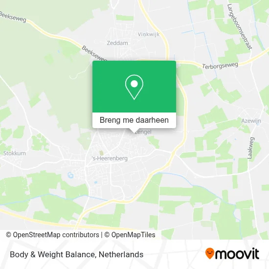 Body & Weight Balance kaart