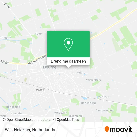 Wijk Heiakker kaart