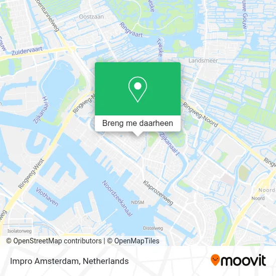 Impro Amsterdam kaart