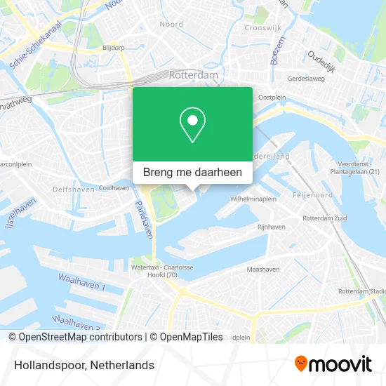 Hollandspoor kaart
