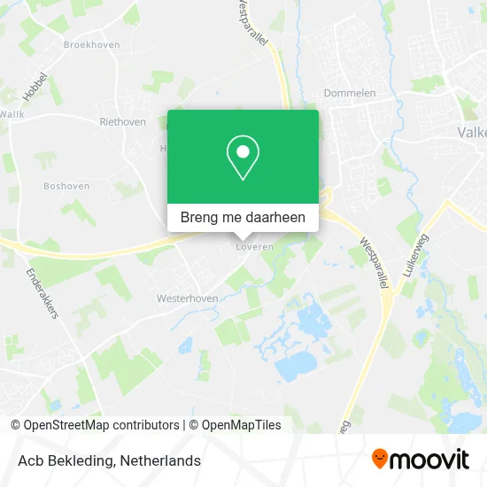 Acb Bekleding kaart