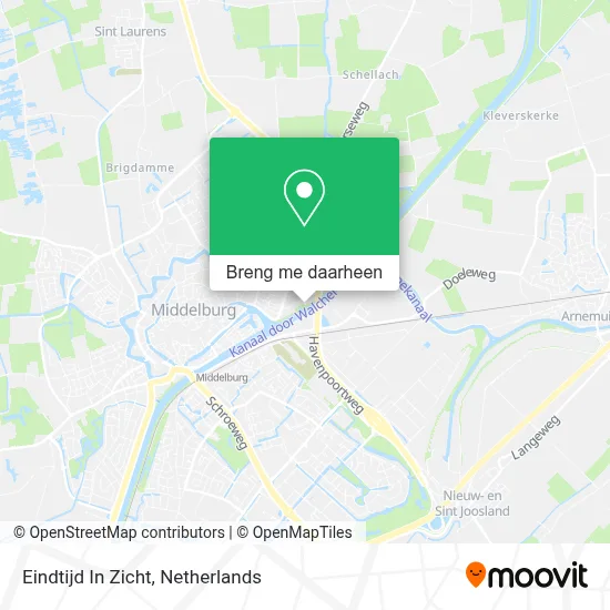 Eindtijd In Zicht kaart