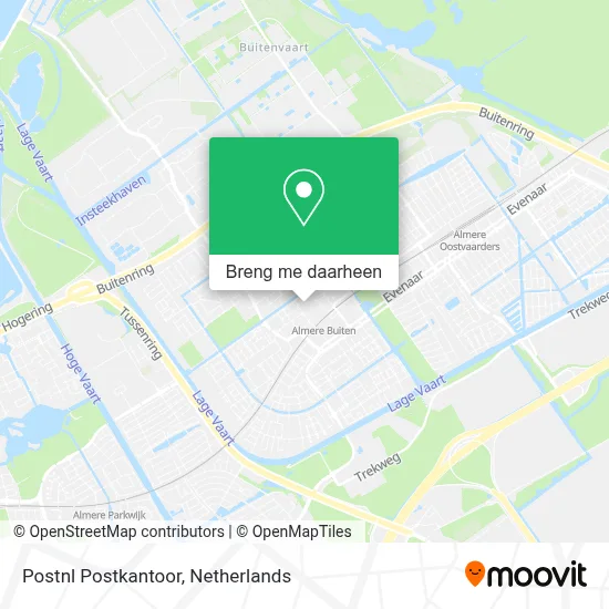 Postnl Postkantoor kaart
