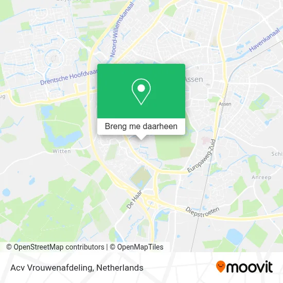 Acv Vrouwenafdeling kaart
