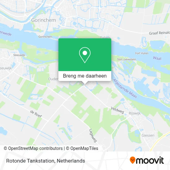 Rotonde Tankstation kaart