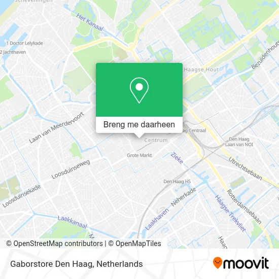 Gaborstore Den Haag kaart