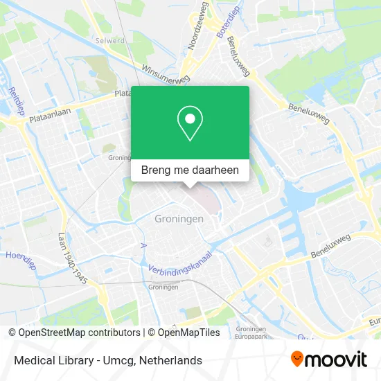 Medical Library - Umcg kaart