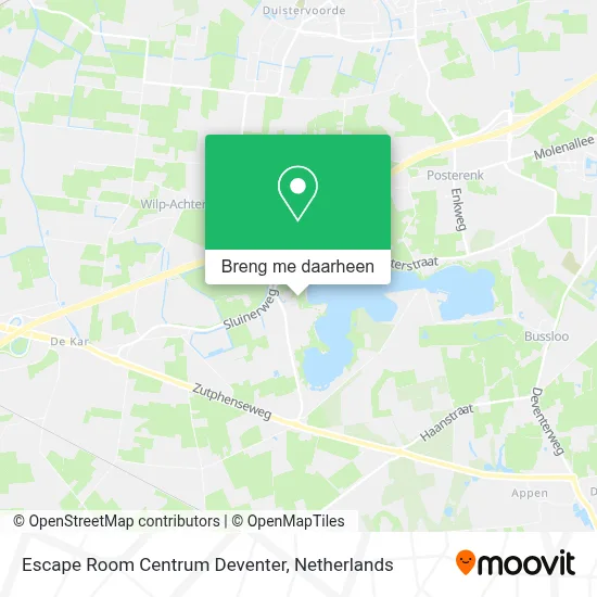 Escape Room Centrum Deventer kaart
