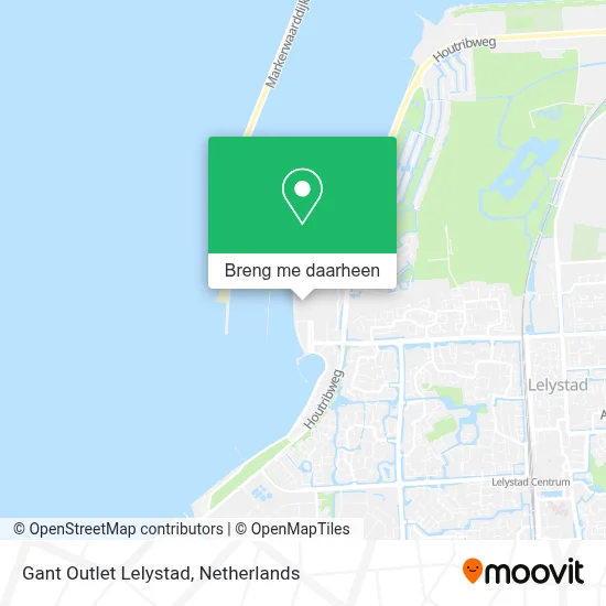 Gant Outlet Lelystad kaart