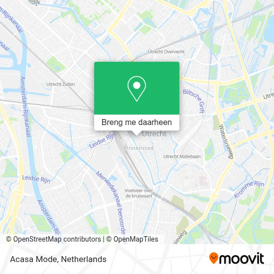 Acasa Mode kaart