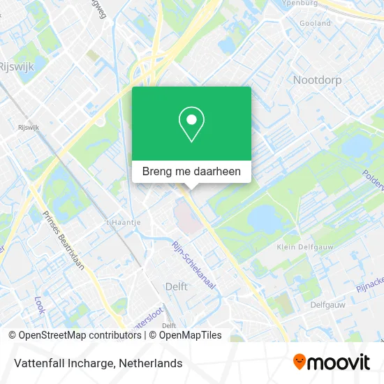 Vattenfall Incharge kaart