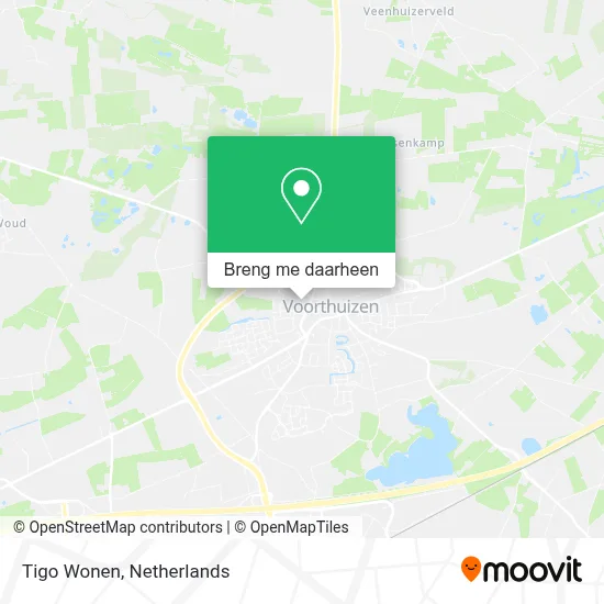 Tigo Wonen kaart