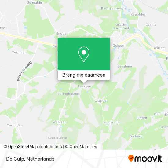 De Gulp kaart