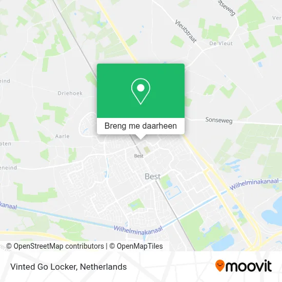 Vinted Go Locker kaart
