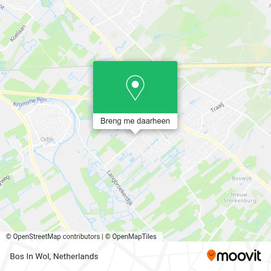 Bos In Wol kaart