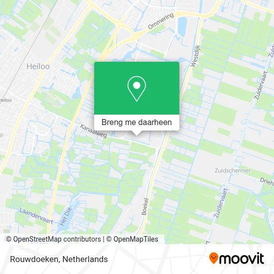 Rouwdoeken kaart