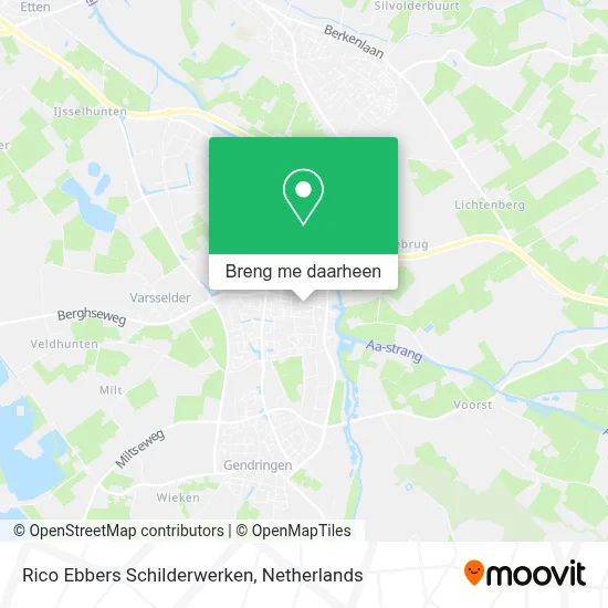 Rico Ebbers Schilderwerken kaart