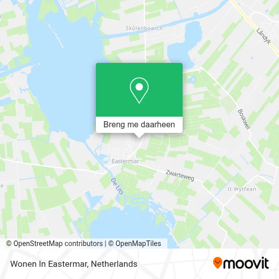 Wonen In Eastermar kaart