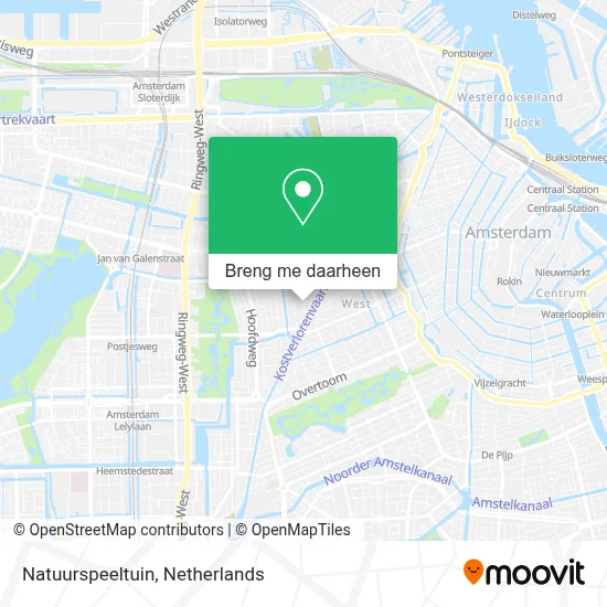Natuurspeeltuin kaart