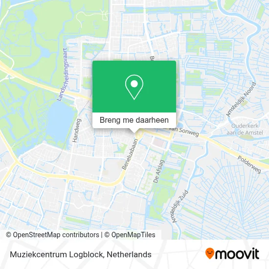 Muziekcentrum Logblock kaart