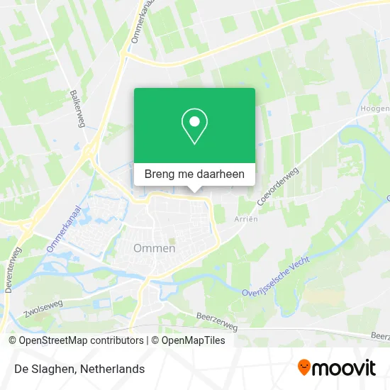 De Slaghen kaart