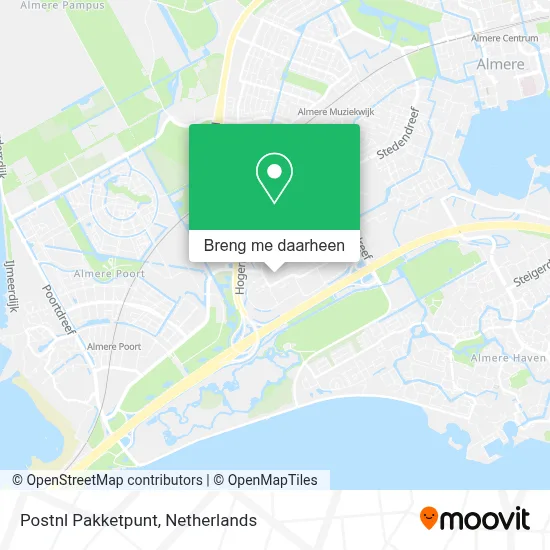 Postnl Pakketpunt kaart