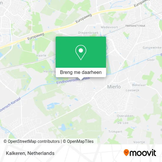 Kalkeren kaart