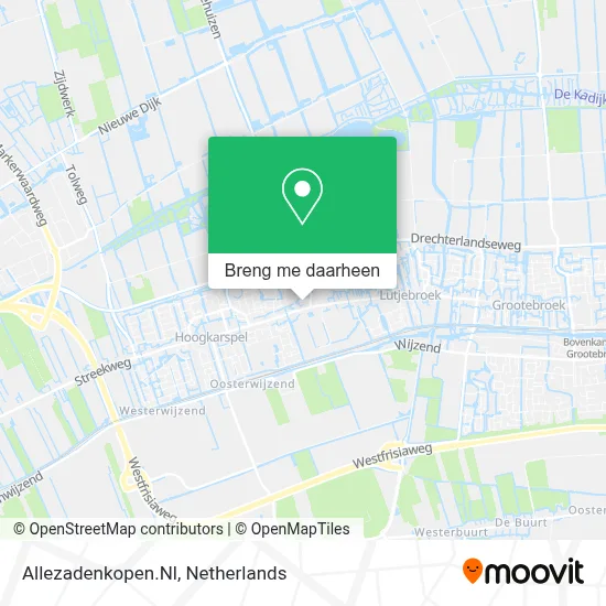 Allezadenkopen.Nl kaart