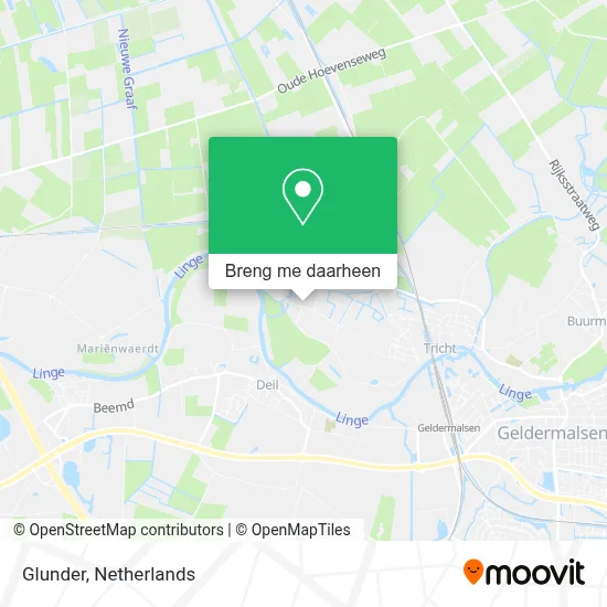 Glunder kaart