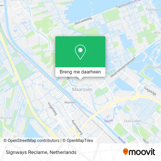 Signways Reclame kaart