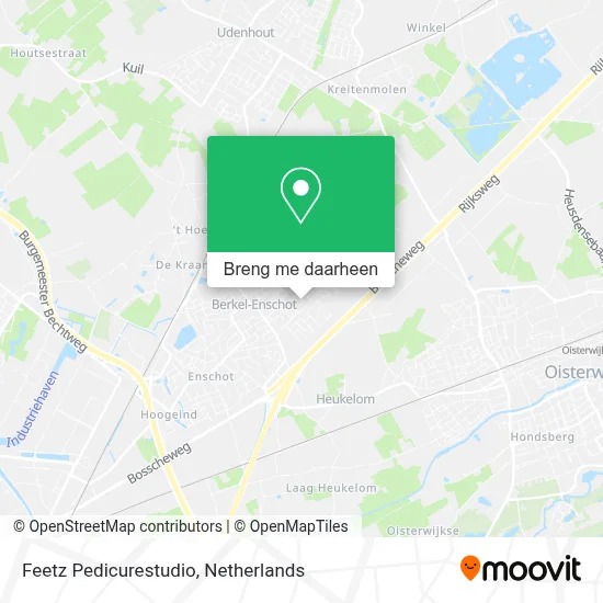 Feetz Pedicurestudio kaart