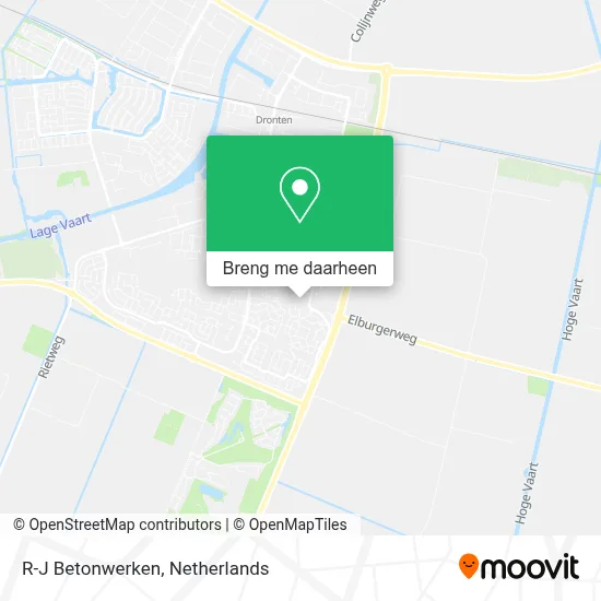 R-J Betonwerken kaart