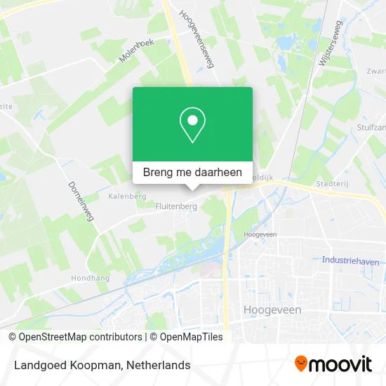 Landgoed Koopman kaart