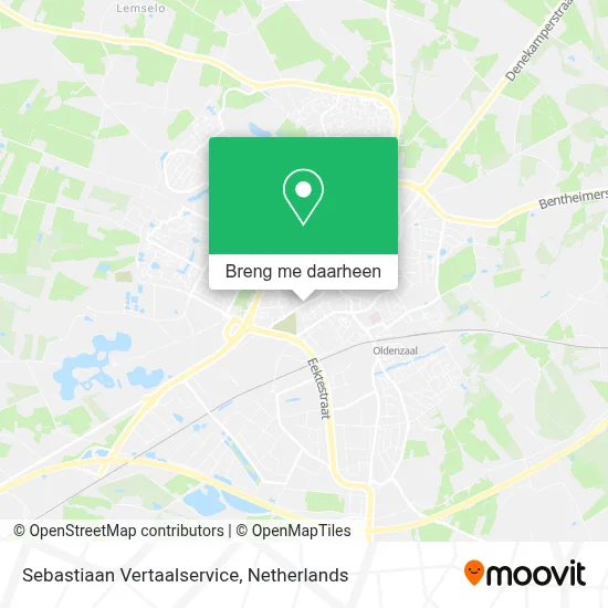 Sebastiaan Vertaalservice kaart
