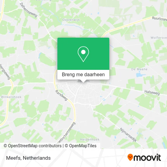 Meefs kaart