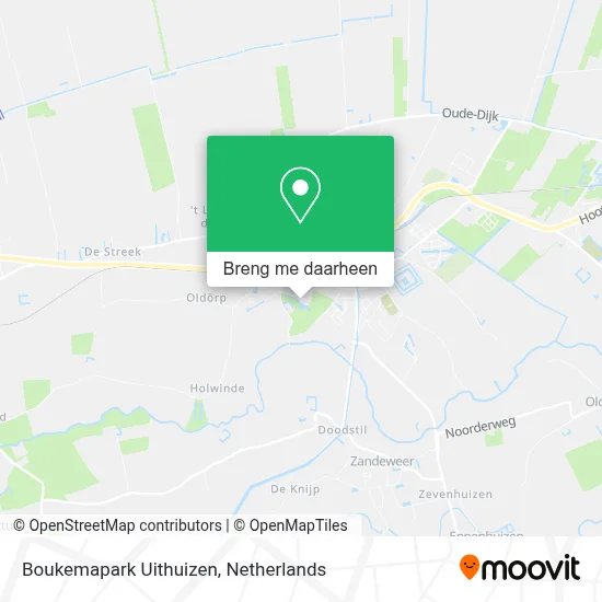 Boukemapark Uithuizen kaart