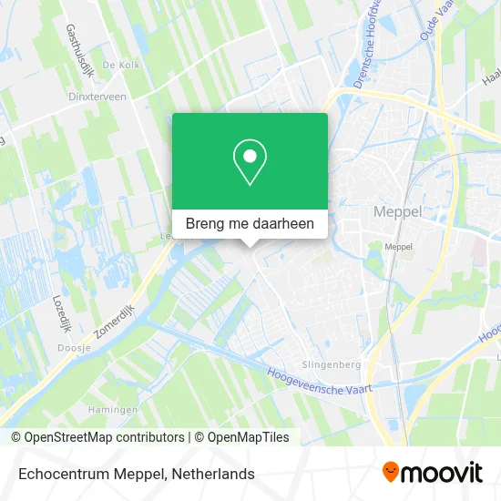 Echocentrum Meppel kaart