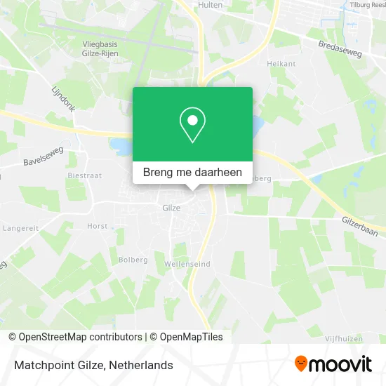 Matchpoint Gilze kaart