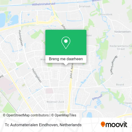 Tc Automaterialen Eindhoven kaart
